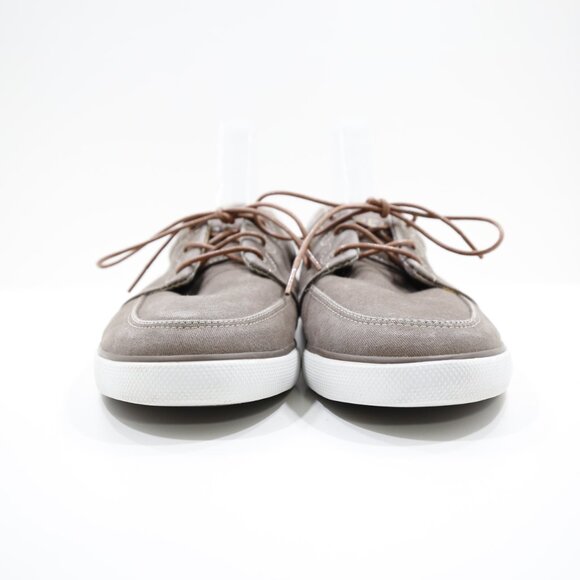 Sperry Striper II Brown Salt-Washed Canvas Oxford Boat Shoes - Men's 8.5 - Picture 2 of 7